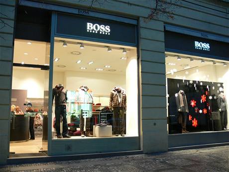 Obchod Hugo Boss v Praze